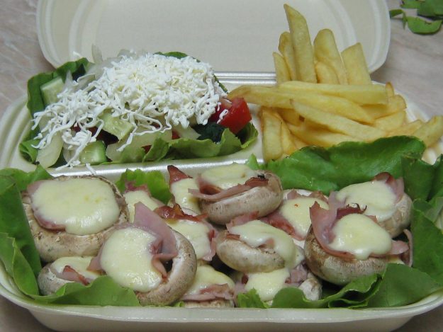 Grilovane punjene pečurke